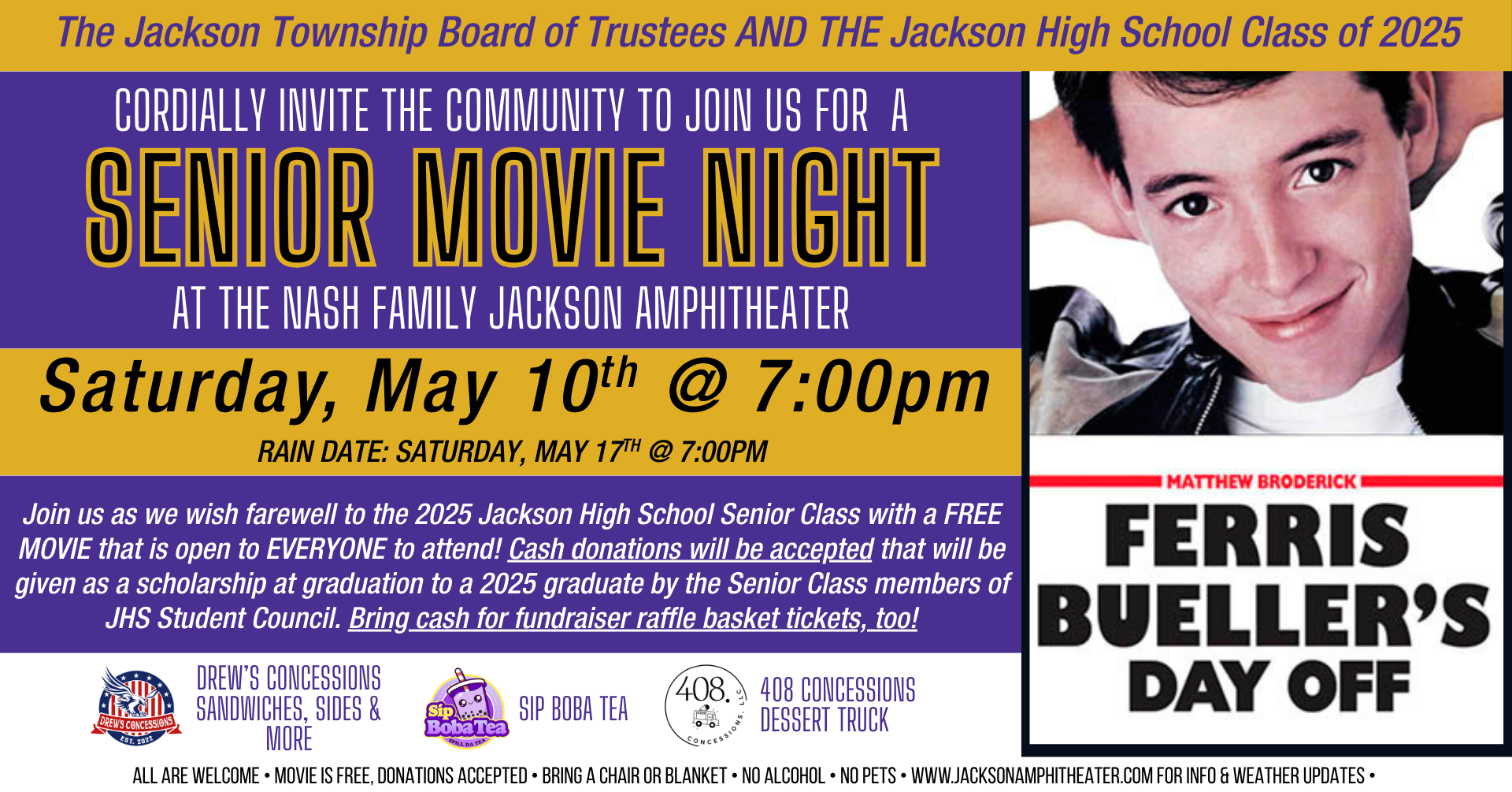 2025 JHS Senior Movie Night 1920×1005 FB Event Cover